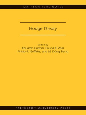 cover image of Hodge Theory (MN-49)